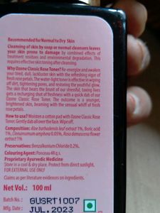 OZONE Classic Rose Toner