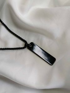Black Pendant Necklace