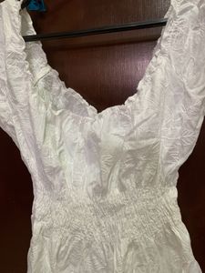 White Pinteresty Embroidery Detail Top