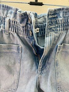 Zara Blue Denim Shorts
