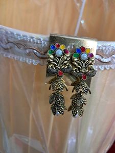 Floral Jhumka Earrings