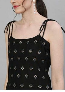 Elegant Black Kurta