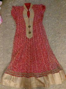 Floral Embroidered Girls Dress