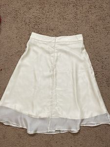 Satin skirt