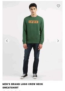 New original sealed tag Levi&#39;s Green sweatshirt