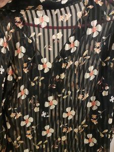 SHEER BLACK TOP ON SALe