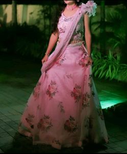 Floral Lehenga Choli Set