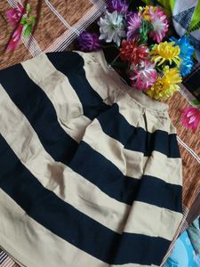 Striped Casual Skirt