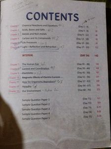 75 Days Challenge Science Class 10th CBSE