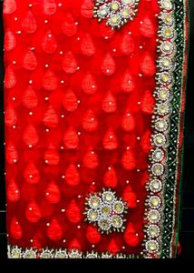 New Red Saree