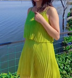 Sassafras Lime Green Dress