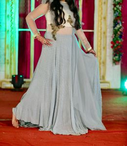 Heavy Wedding Gown With Jardosi And Stone Mix Work
