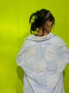 Patchwork Oversized Shirt