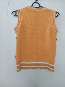 Striped Knit Sweater Vest