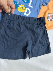 Cute Kids T-Shirt Bundle With Short