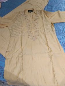 Elegant Embroidered Kurta Set