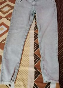 Spar _dex Super Skinny High Rise Grey Jeans For Women