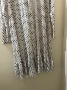 Elegant Polka Dot Midi Dress