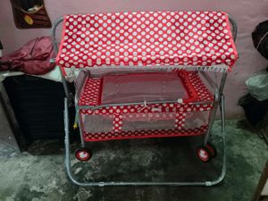 2 in 1 Swing Cradle With Mosquito Net