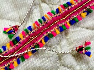 Kamarbandh for white/black kurti or dress