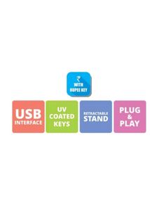 ZEBRONIKS K20 USB WIRED KEYBOARD