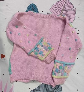 Hand-Knitted Patchwork Cardigan💕