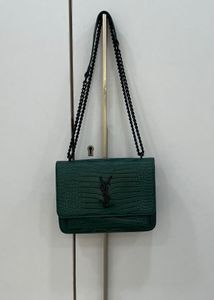 YSL Emerald Croc Bag 💚 Street Luxe Vibe ✨ Now!