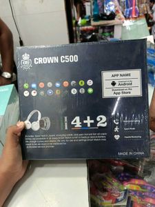 Crown C500 Smartwatch &amp; Headphones Combo