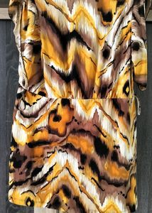 CATO Professional TIGER Print Short Sleeve Dress