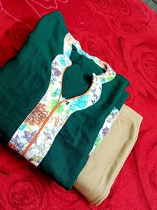 winter Kurti Set L Size