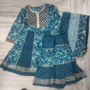 Floral Print Kurta Set
