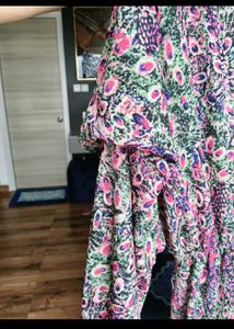 Og Zara floral glittery dress