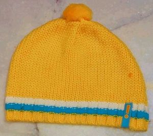 Gold Winter Shrug With Cap Muffler For 7- 8 Year