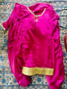 Fuschia pink Salwar Kameez