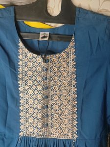 A Line Kurta Set With Dupatta