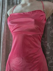 Pink Slip Dress