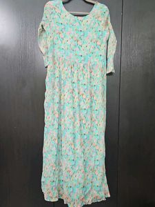 Floral Print Kurta