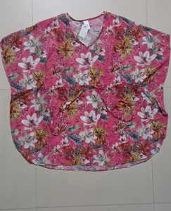 West Loop One Size Women's Floral Cover Up