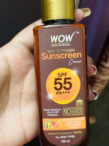 Wow Spf 50 PA+++ Sunscreen