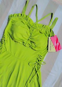 Green Padded Dress💚