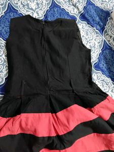 Striped Fit &amp; Flare Dress