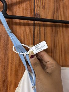 Newme ombre mesh blue dress