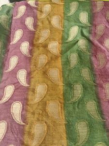 Silk Saree With Fall