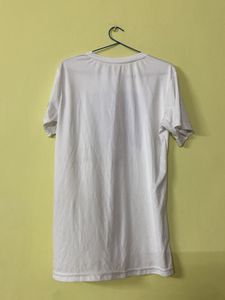 Korean Bts V (kim Taehyung) Brand Logo White Shirt