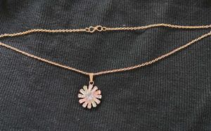 Rose gold pendant chain and Bangle