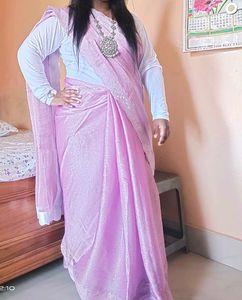 Beautiful Magenta saree💜