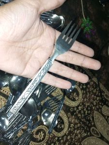 (New) Silverware Set (Pack Of 24)