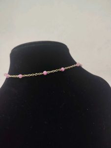 Pink Beaded Necklace