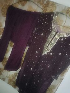 Kameez Shalwar Heavy Duppata