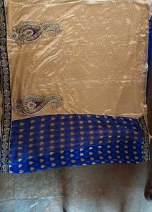 Blue Saree